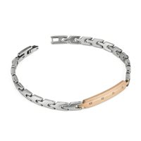 Bracciale Boccadamo Uomo Man in Acciaio ABR765